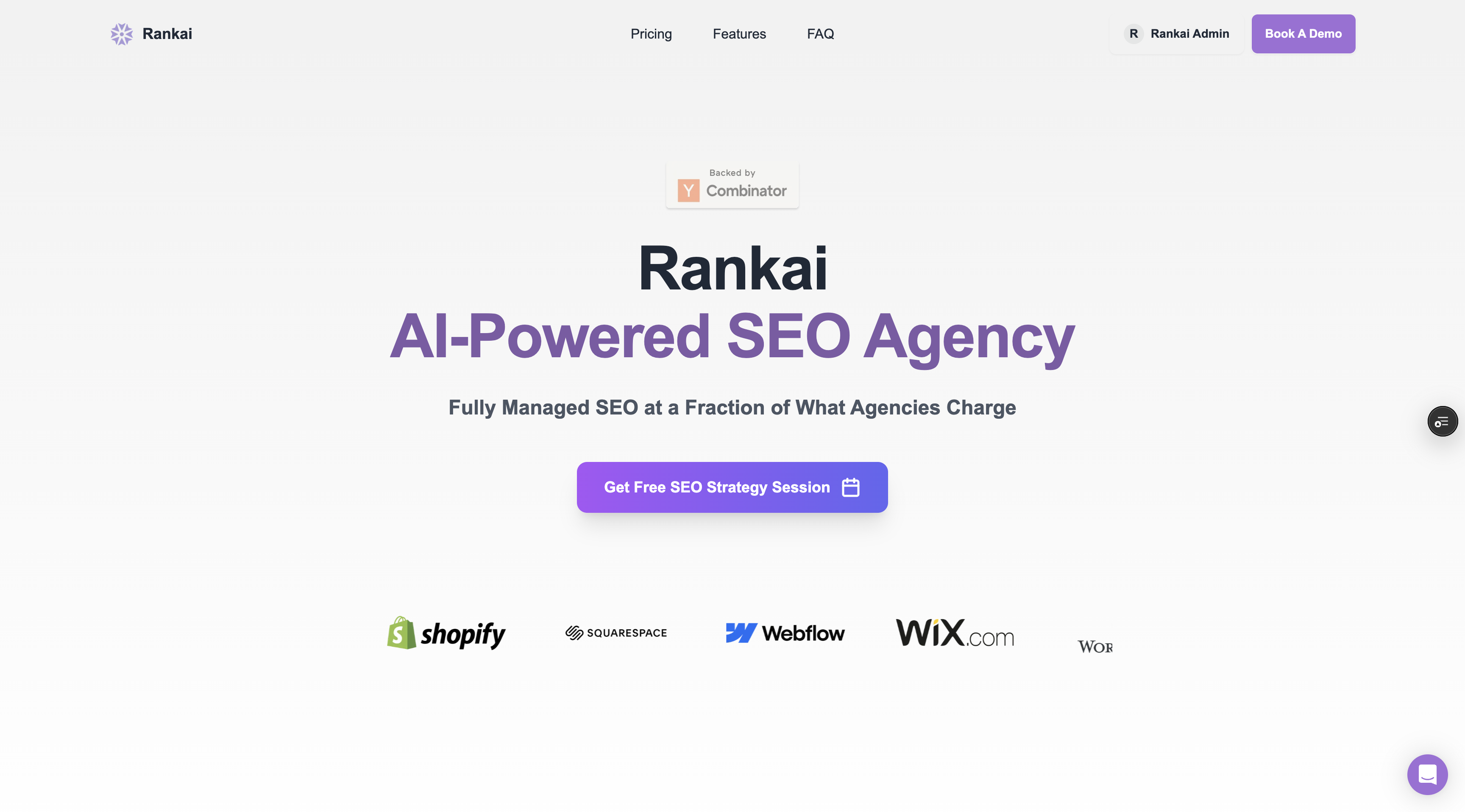 RankAI dashboard screenshot