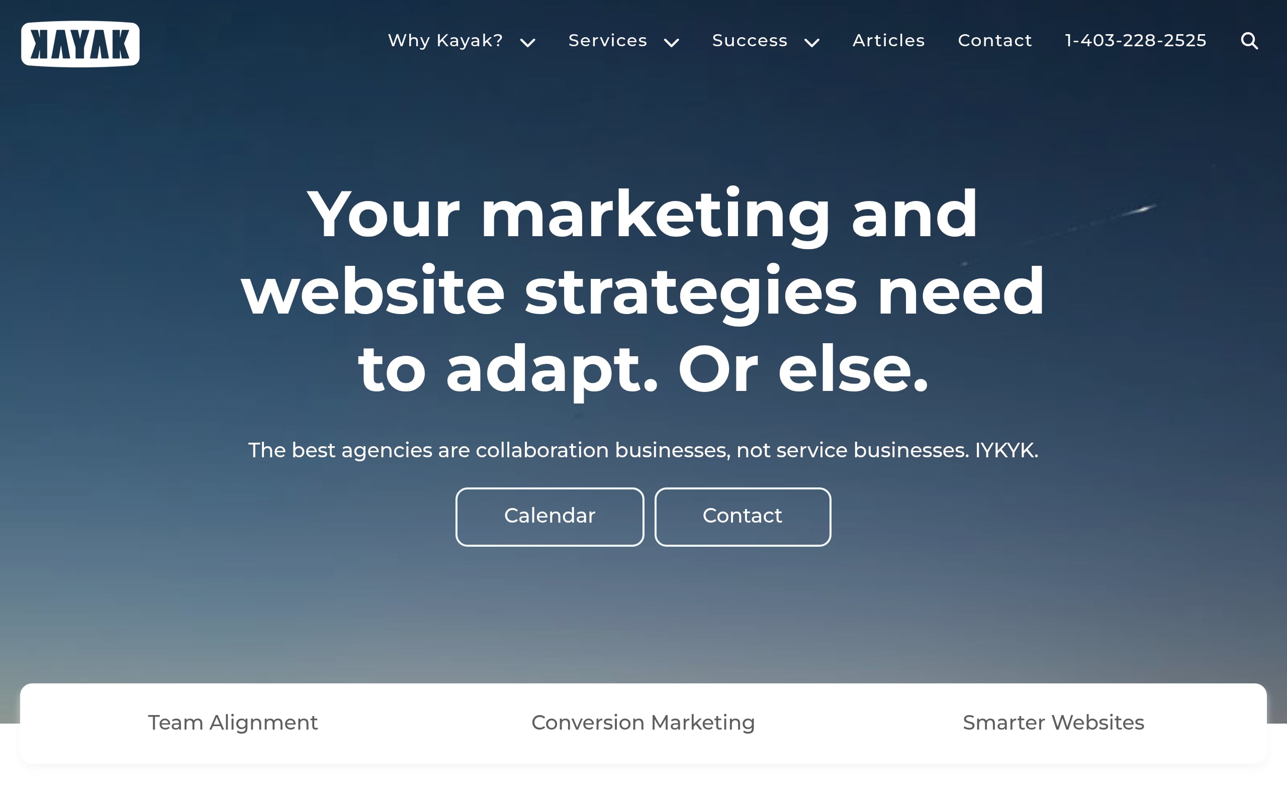 Kayak Online Marketing: Randy Milanovic, CEO Screenshot
