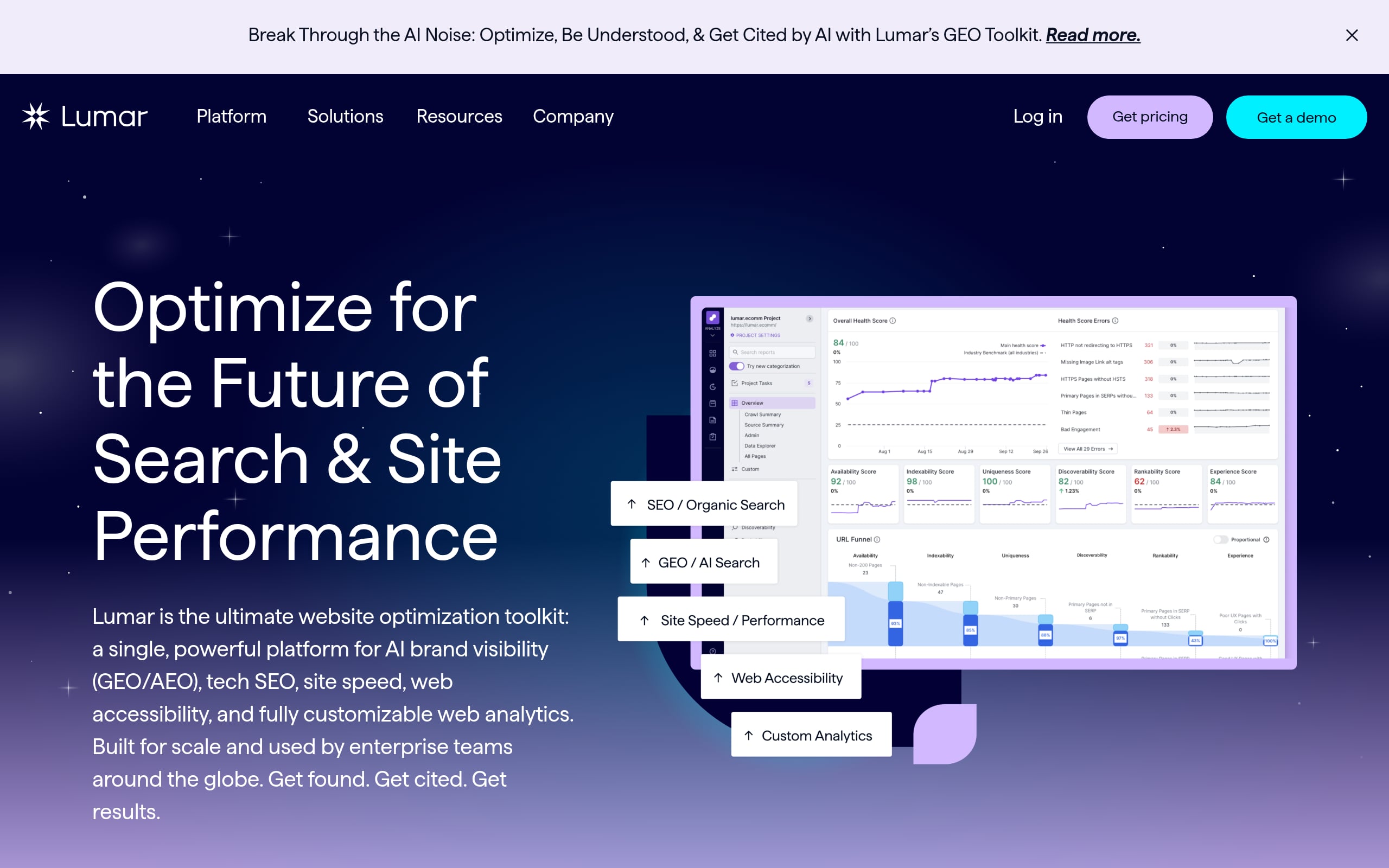 Lumar Screenshot