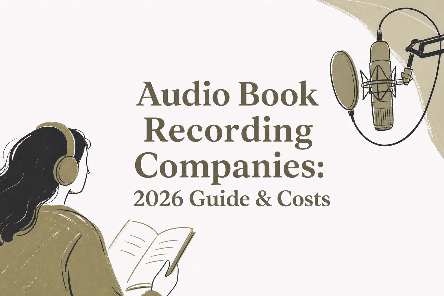 Audio Book Recording Companies: 2026 Guide & Costs