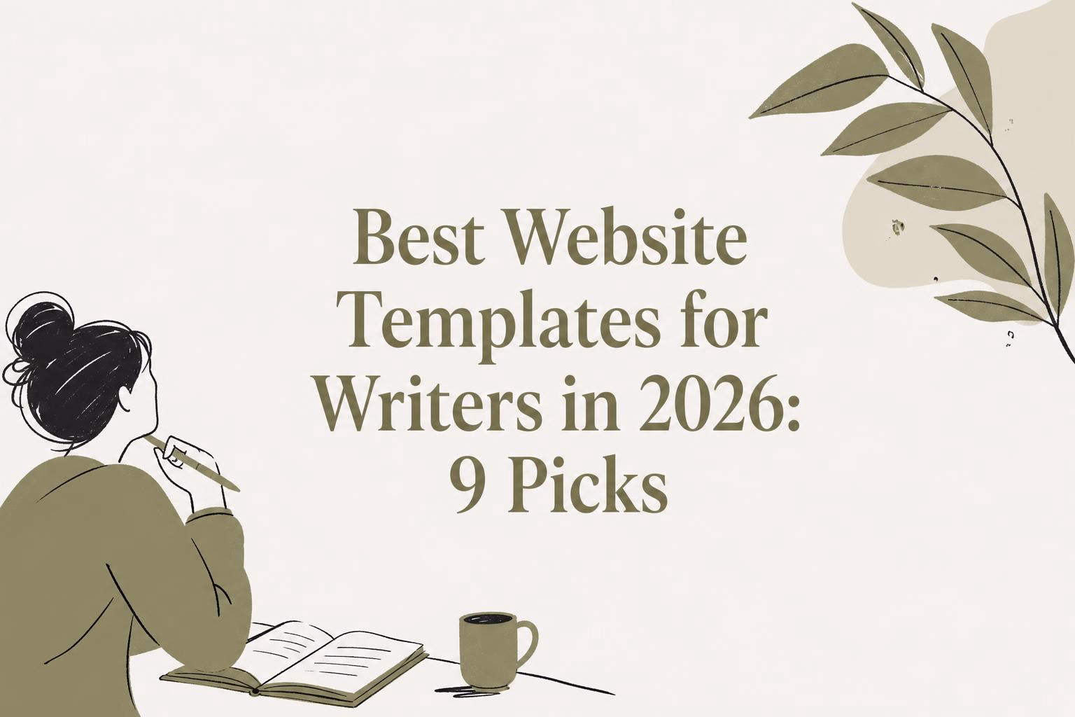Best Website Template for Writers in 2026: 9 Picks