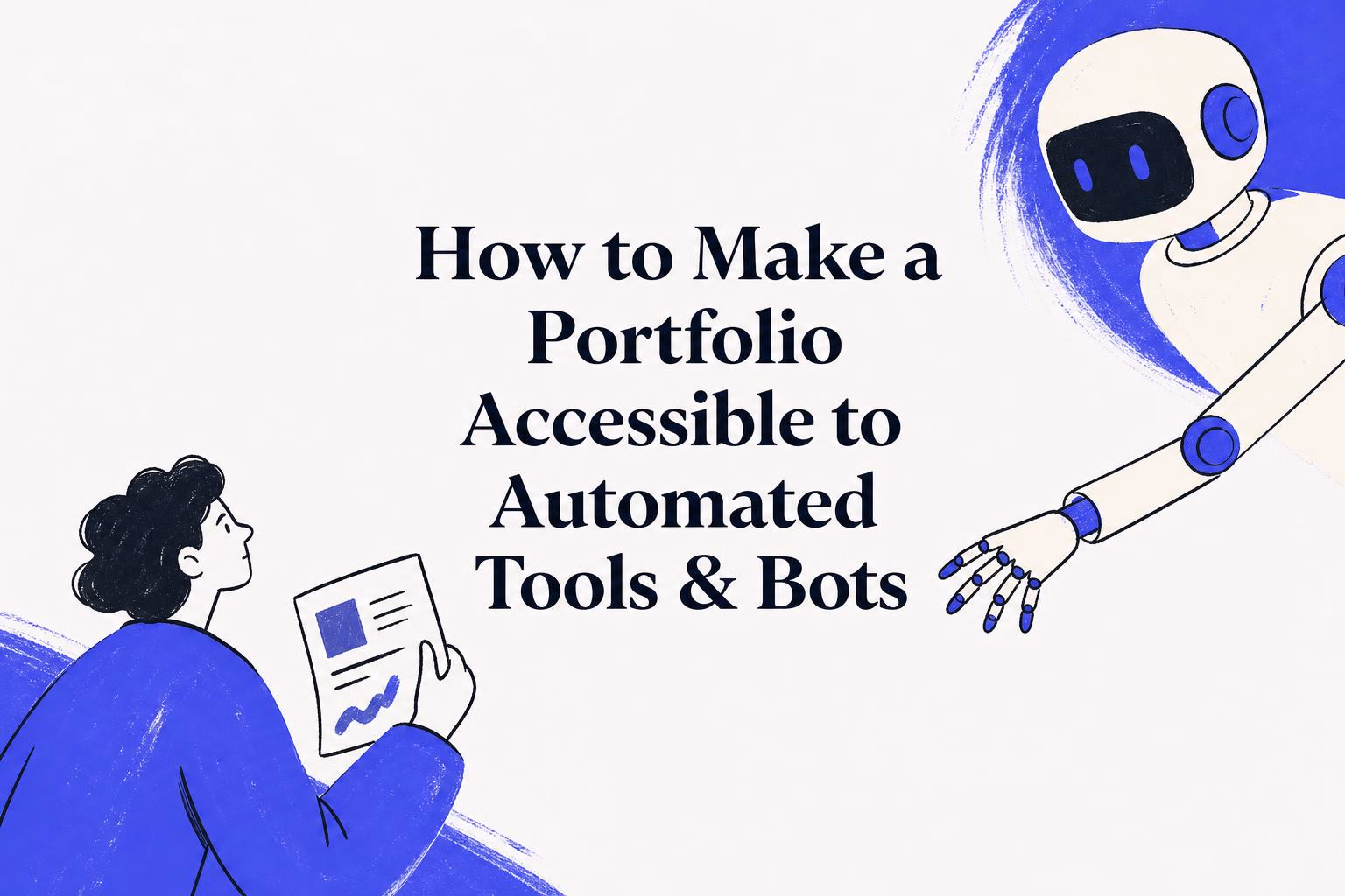 how to make a portfolio accessible to automated tools and bots
