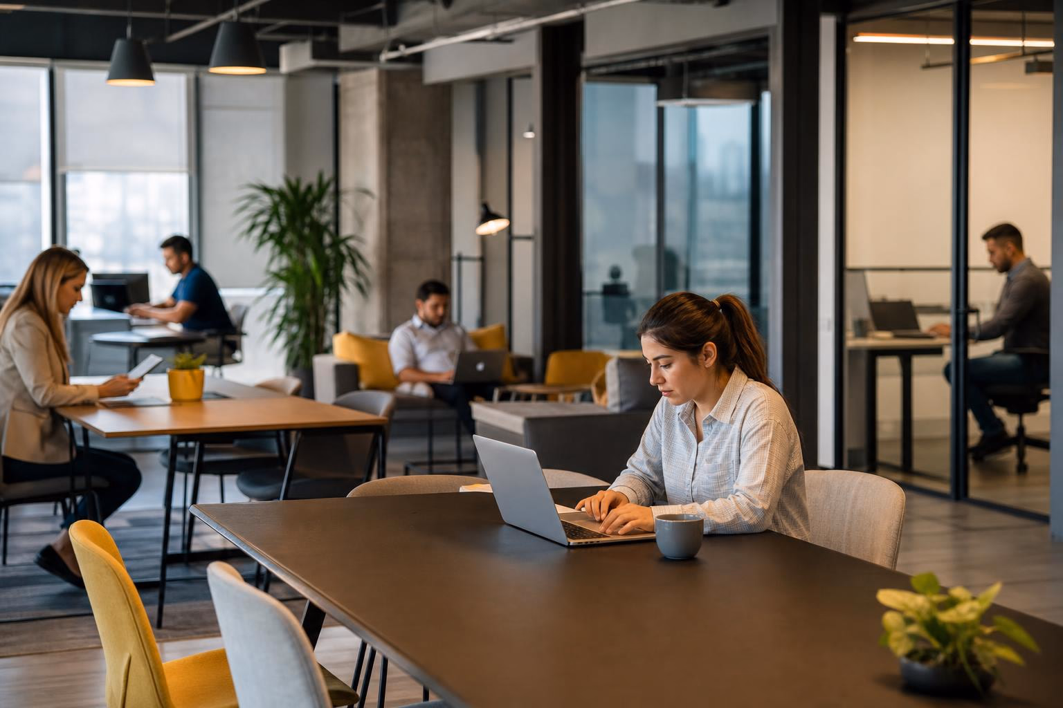 managed office vs coworking space