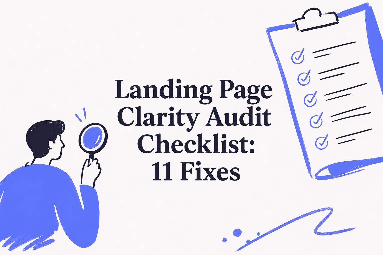 landing page clarity audit