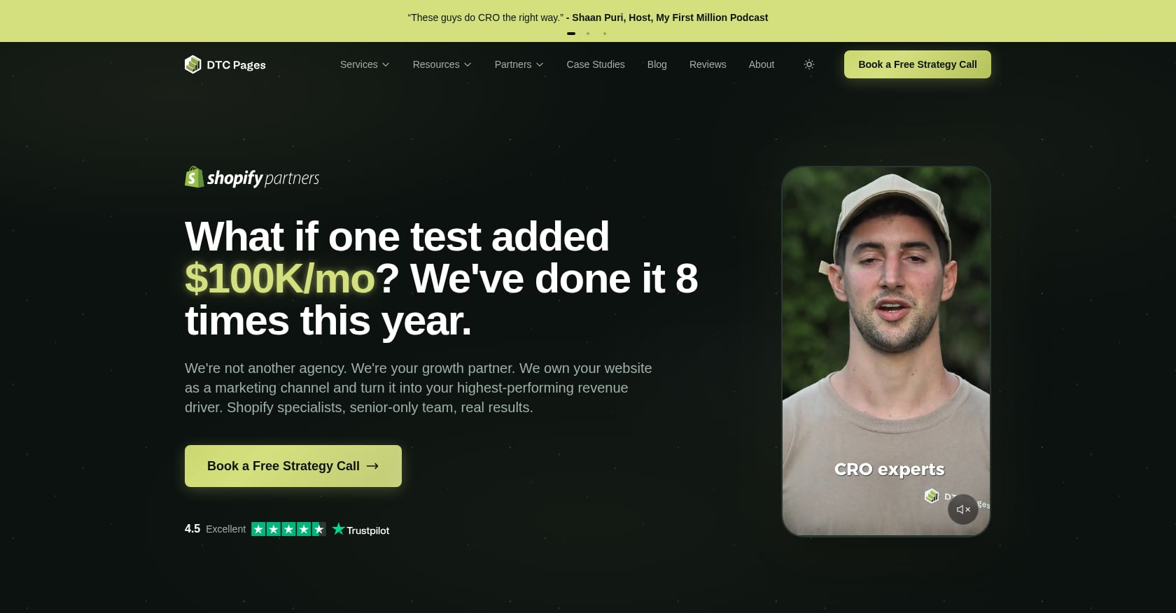 DTC Pages Screenshot