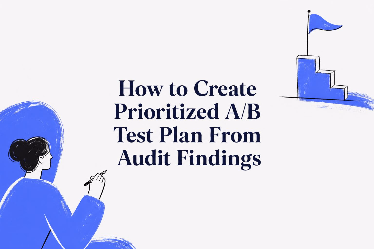 how to create a prioritized a/b test plan from audit findings