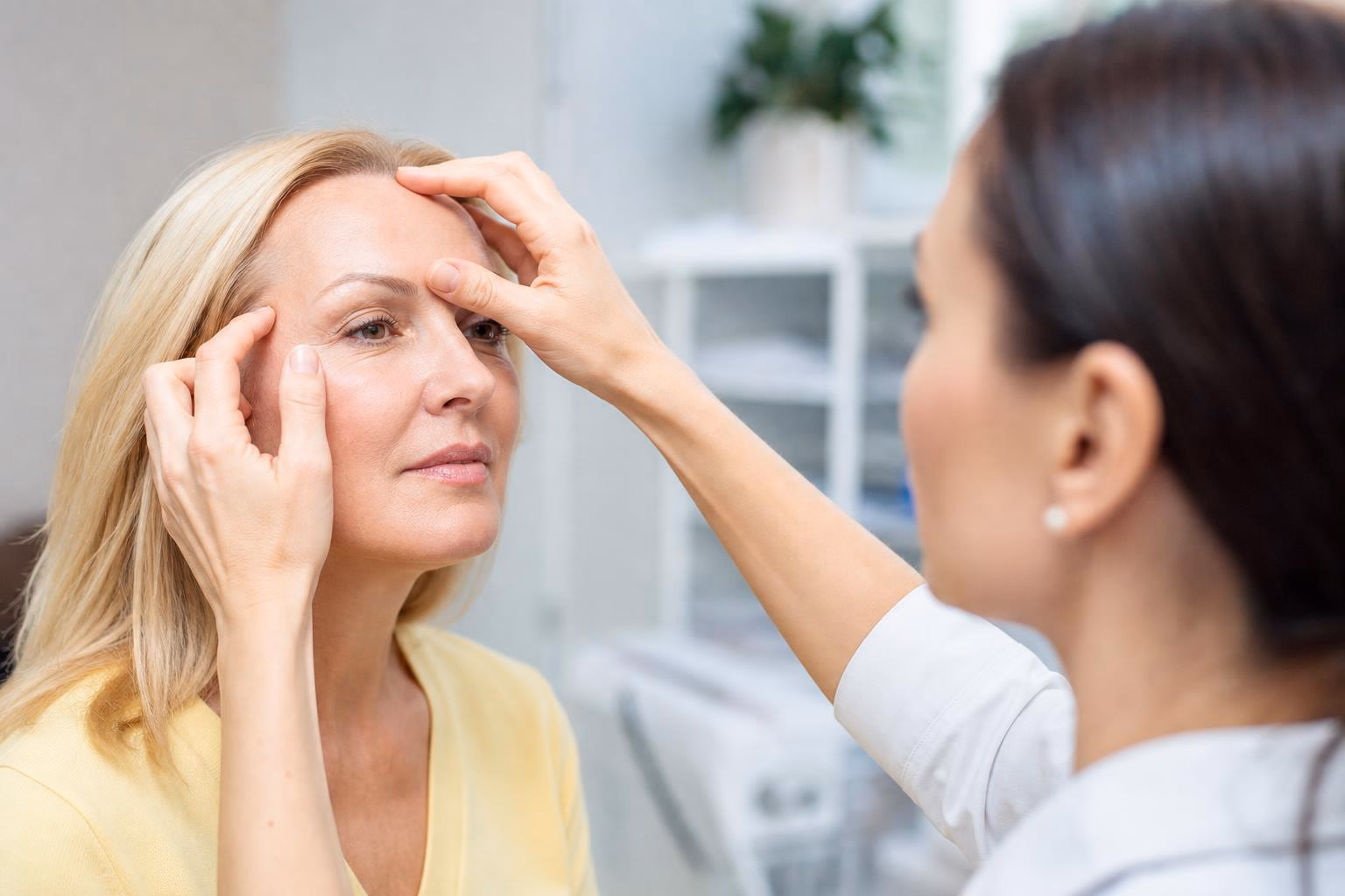 upper eyelid surgery and brow lift