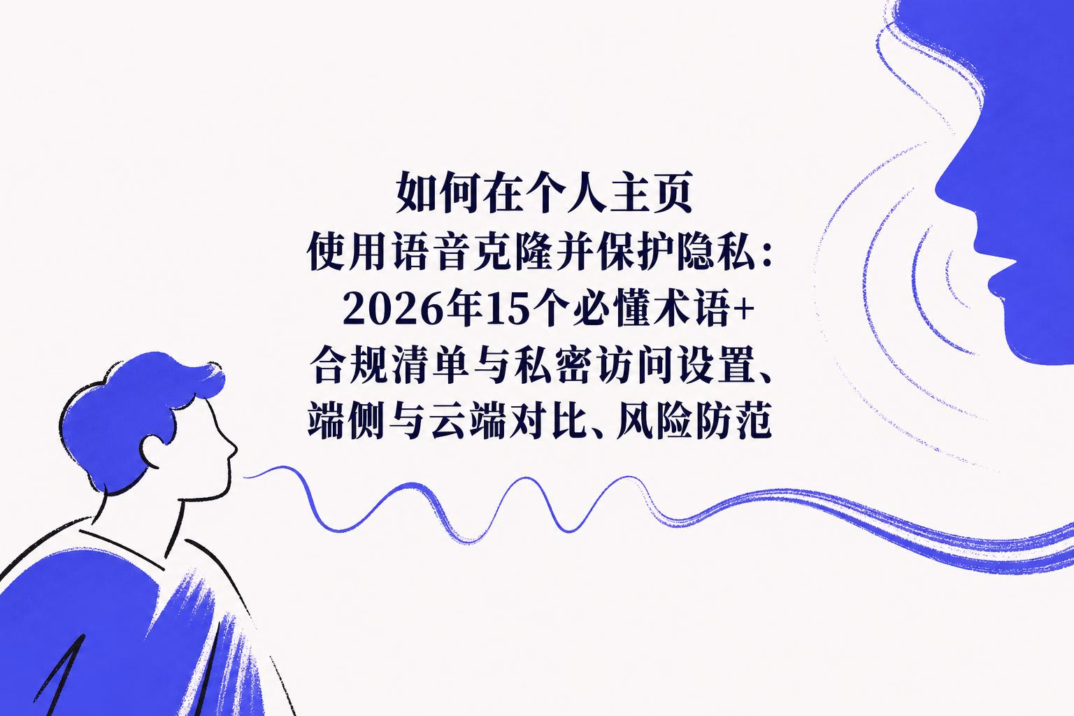 如何在个人主页使用语音克隆并保护隐私