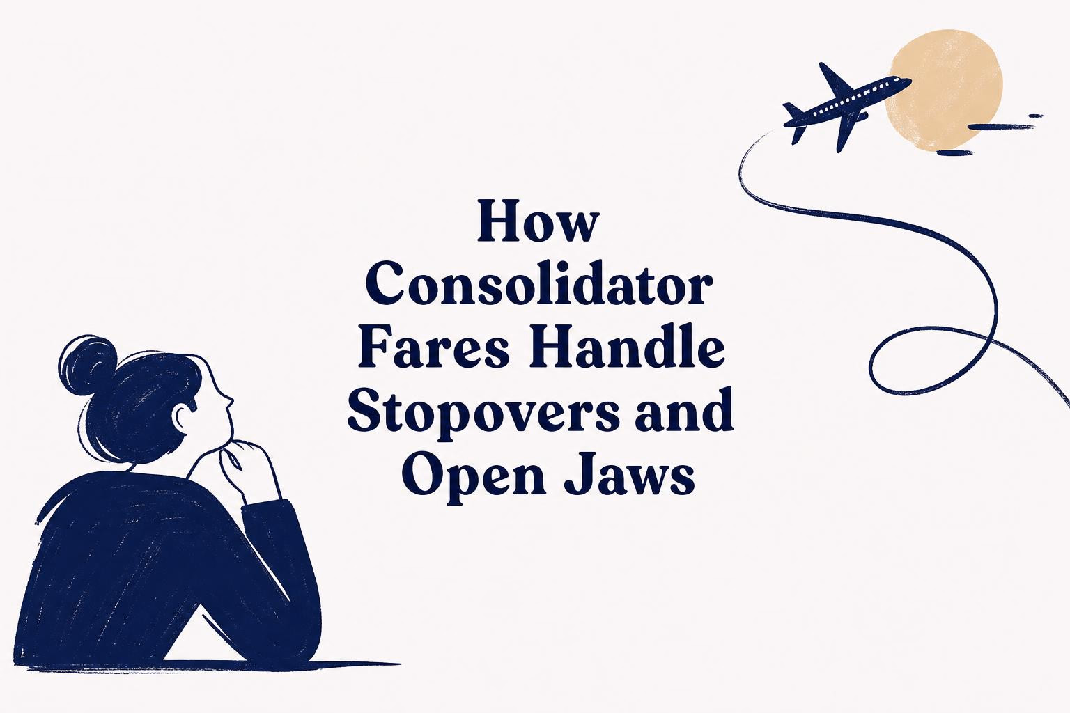 how consolidator fares handle stopovers and open jaws