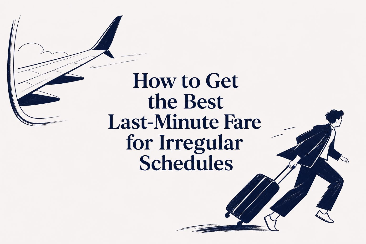 how to get the best fare for irregular working schedules requiring last minute travel
