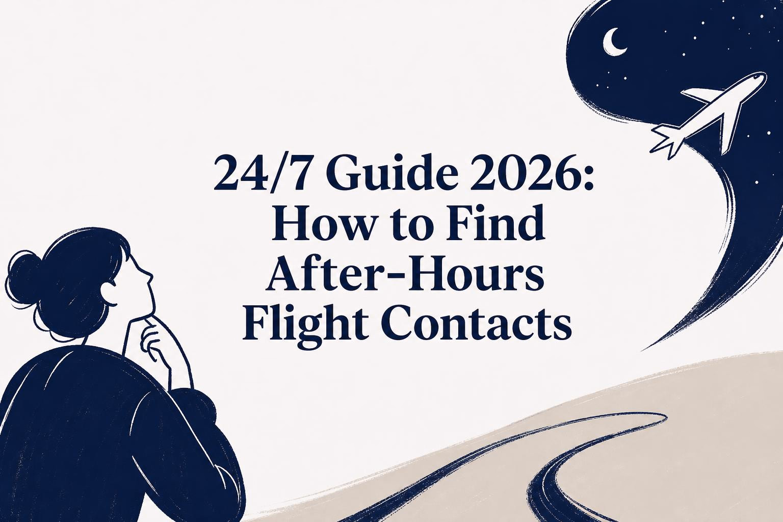 how to find reliable contact for flight issues outside normal business hours